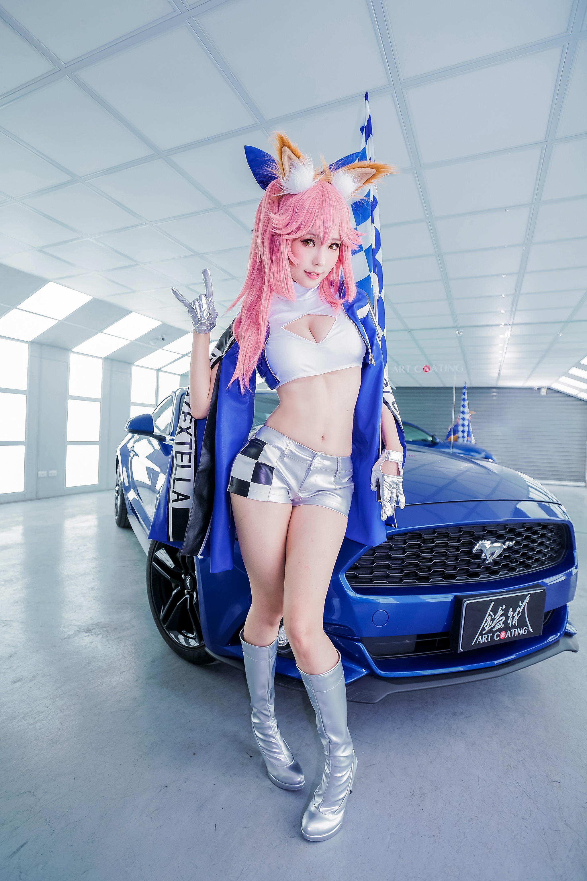 图片[1]-ElyEE子 – NO.044 玉藻前赛车 [33P]-XikXak
